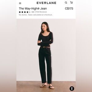 Way-High Jean - Coal - Regular Length